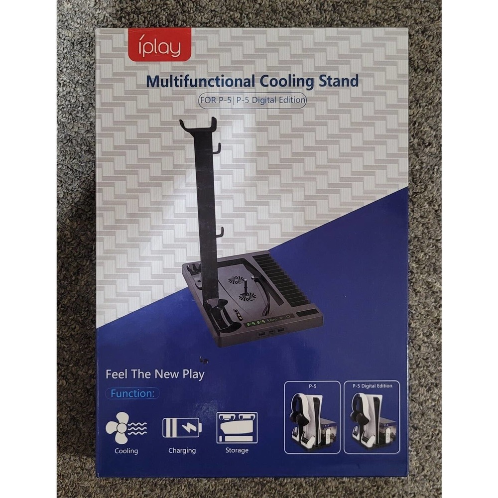 Charger Vertical Stand USB Hub For PS5 - 2 Controller Docks IPlay